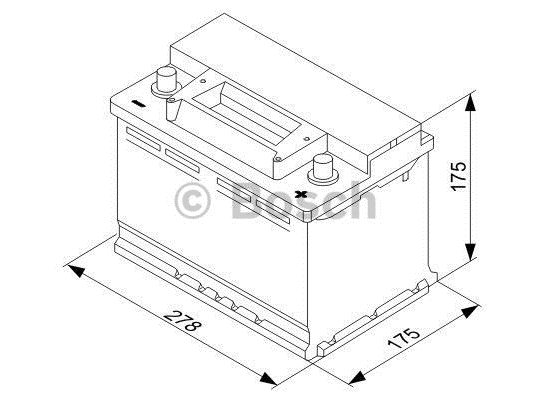 Baterie Bosh 70 Ah Dimensiuni 0092S30070 otopeni