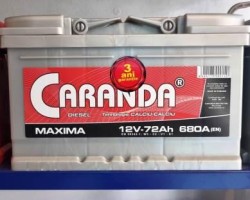 Baterie auto Caranda Maxima 72AH 680A > pret = 530 lei in Otopeni